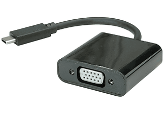 VALUE 12.99.3203 - Adaptateur USB-C-VGA (Noir)