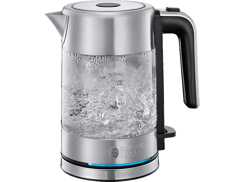 Russell Hobbs 24191-70 Compact Home Mini Wasserkocher (Edelstahl, 0.8 l, 2200 Watt)