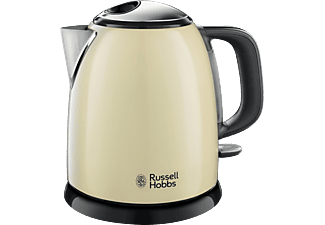 RUSSELL HOBBS 24994-70 Colours Plus+ Mini - Bouilloire (, Crème/Noir)