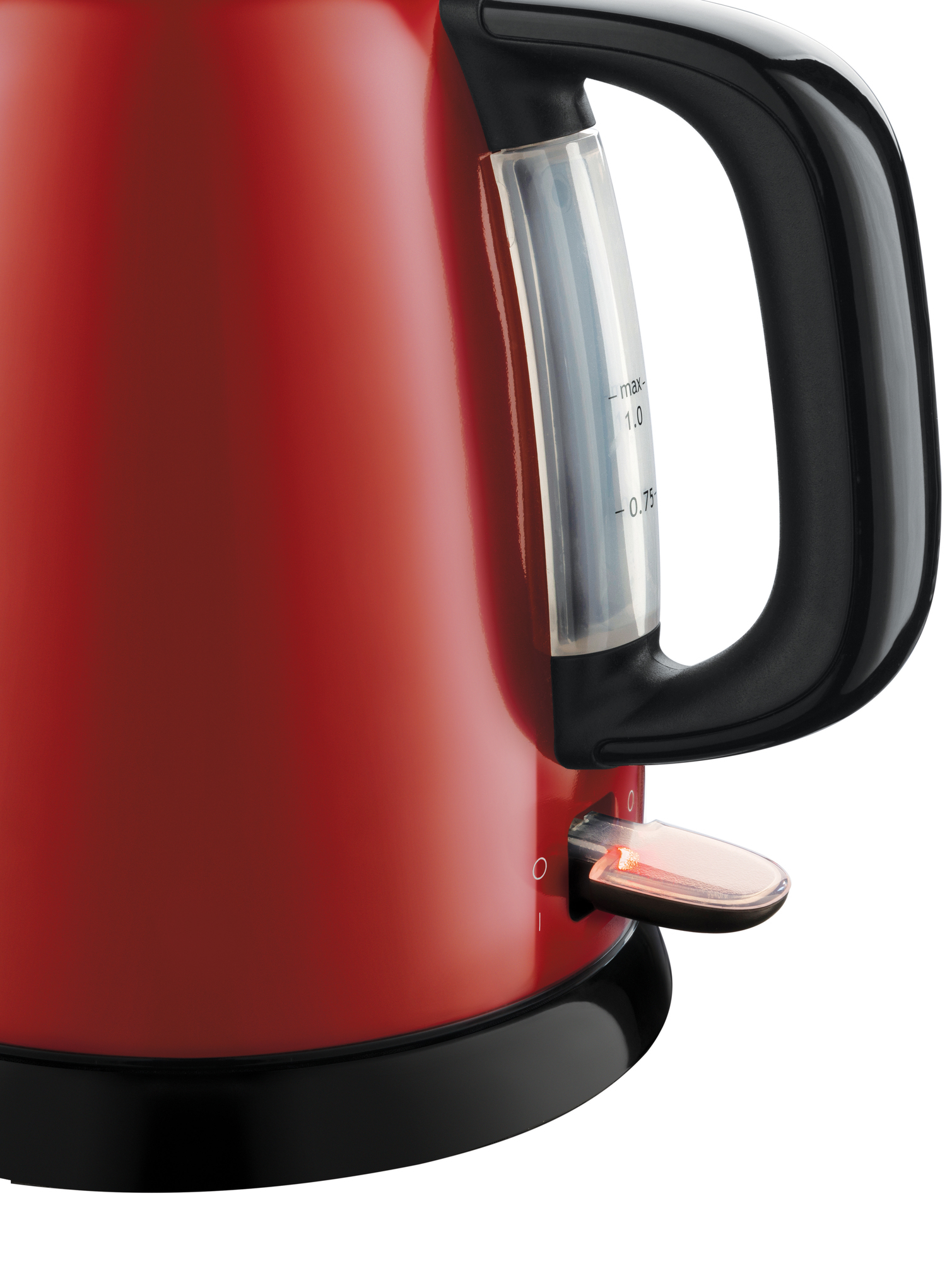 Mini Rot/Schwarz 24992-70 HOBBS RUSSELL Colours Plus+ Wasserkocher,