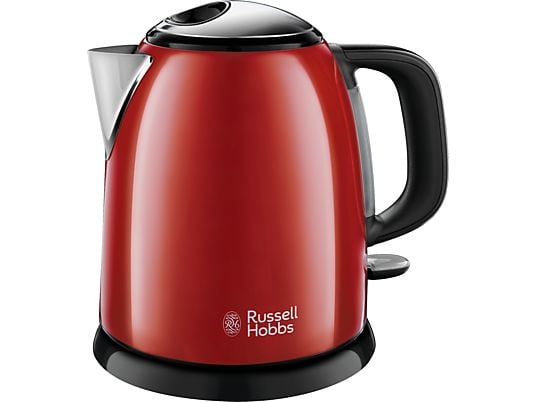 RUSSELL HOBBS 24992-70 Colours Plus+ Mini - Wasserkocher (, Rot/Schwarz)