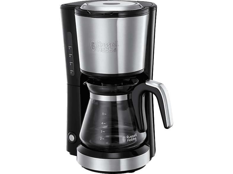 Kaffeemaschine RUSSELL HOBBS 24210-56 Home Edelstahl Compact MediaMarkt | Kaffeemaschine Mini