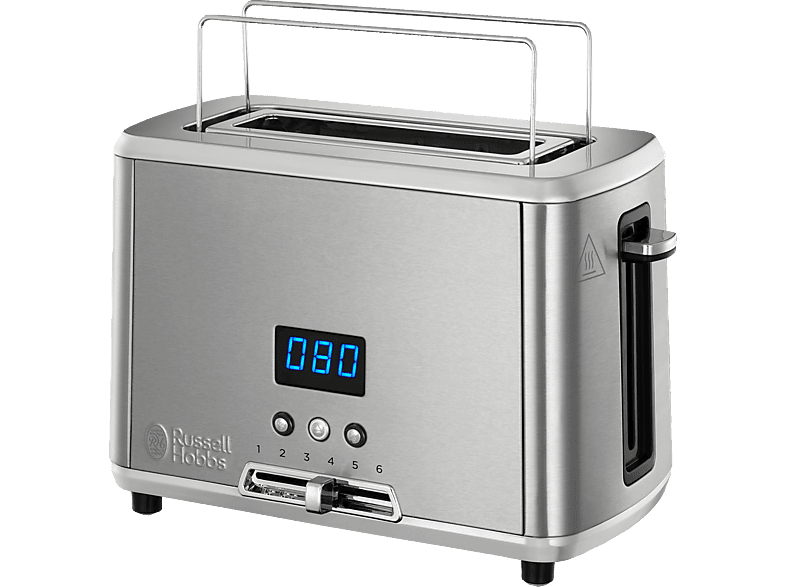 (820 24200-56 Schlitze: Home Compact 1) Watt, Toaster HOBBS Mini RUSSELL Edelstahl