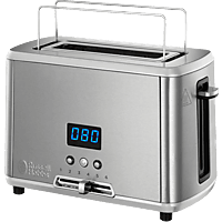 RUSSELL HOBBS 24200-56 Compact Home Mini Toaster Edelstahl (820 Watt, Schlitze: 1)