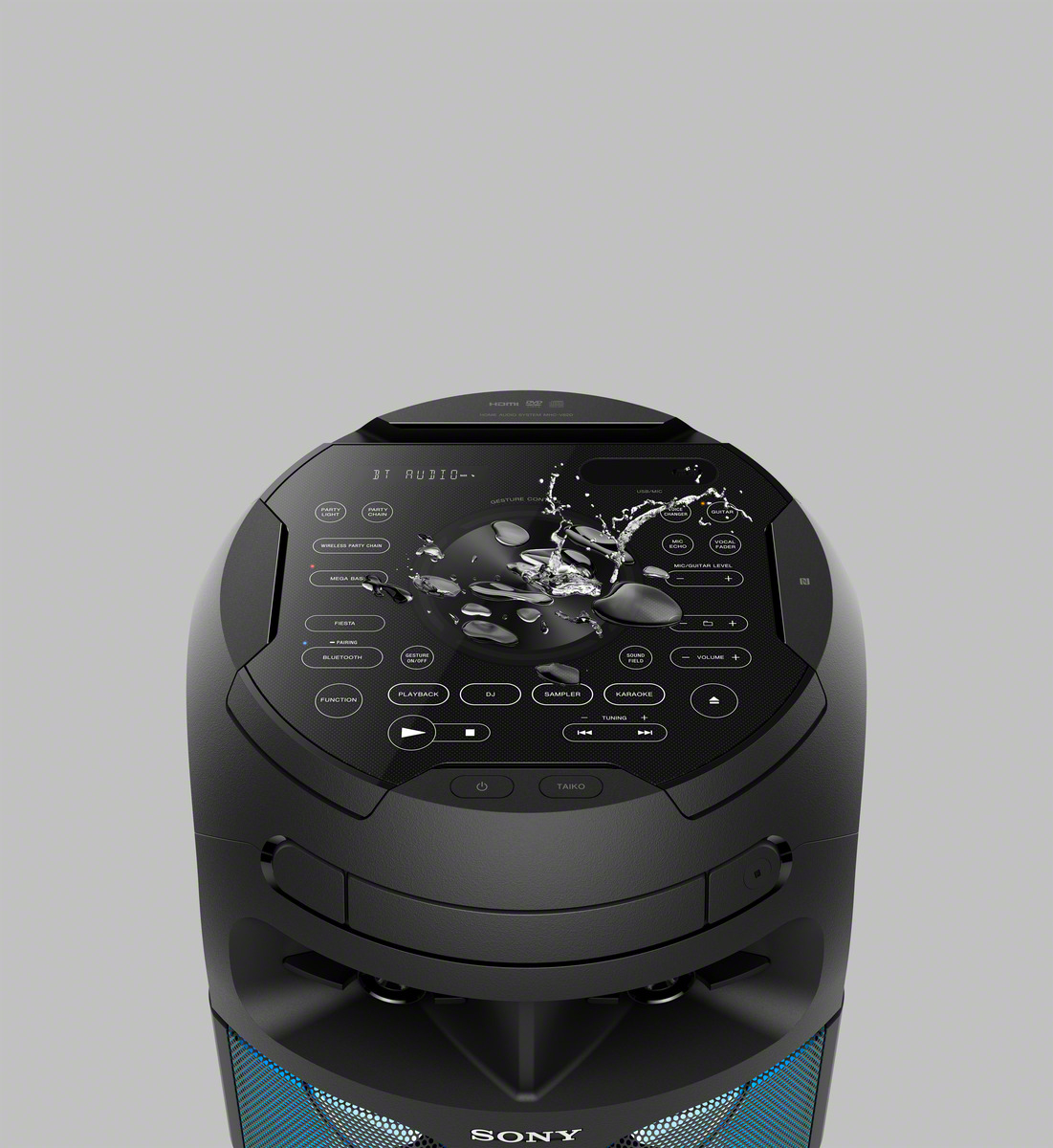 SONY MHC-V82D Wireless Party Chain Kompaktanlage, Schwarz