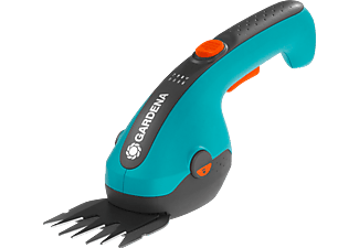 GARDENA ClassicCut Li Set - Cisailles à gazon sur batterie (Noir/Bleu/Orange)