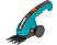 GARDENA ClassicCut Li Set - Cisailles à gazon sur batterie (Noir/Bleu/Orange)