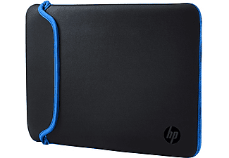 HP Neoprenhülle, 39,62 cm (15,6 Zoll) (Schwarz/Blau) - Notebooktasche, Universal, 15.6 "/39.7 cm, Schwarz/Blau