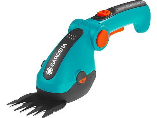 GARDENA ComfortCut Li - Cisailles à gazon sur batterie (Noir/Bleu/Orange)