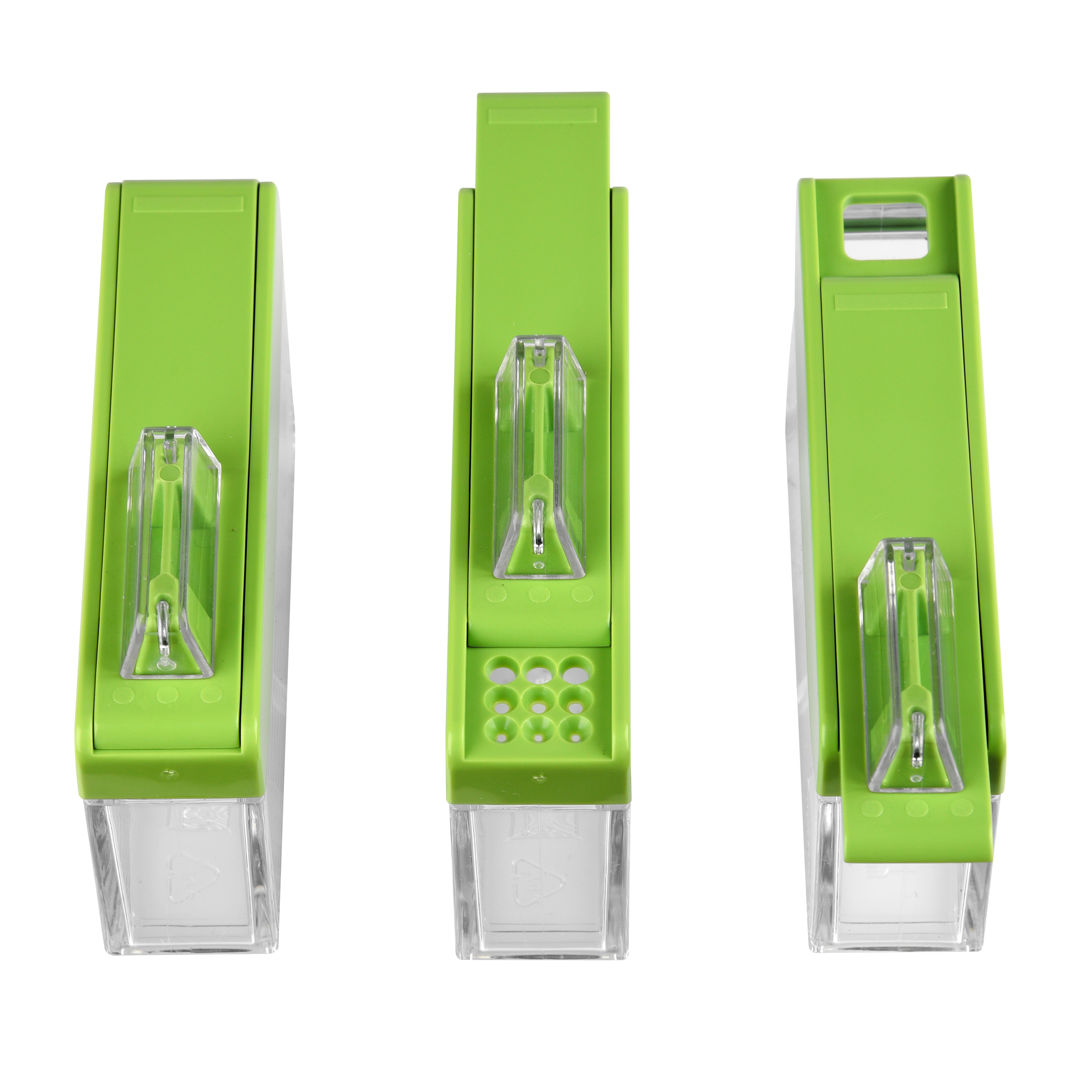 EMSA 508458 Spice Box Gewürzkartei mit 6 Gewürzen Transparent/Grün
