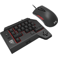 HORI TAC Four V2.0 Tastatur-Maus Set, Schwarz