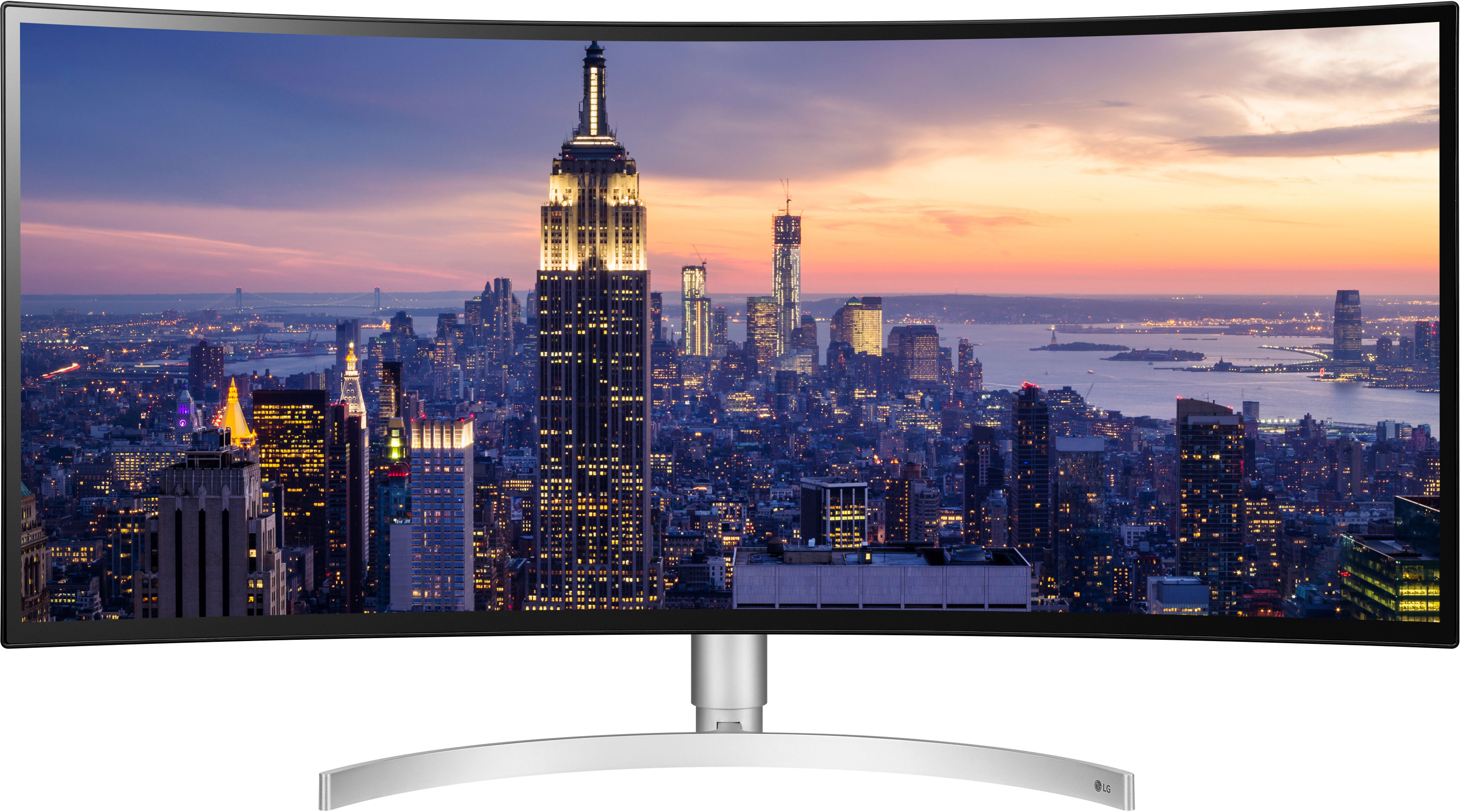 LG ELECTRONICS Monitor 34WK95C-W, 34 Zoll, weiß 34 Zoll Monitor, QHD, 5 ms Reaktionszeit, 350 cd/m², 60 Hz, Weiß