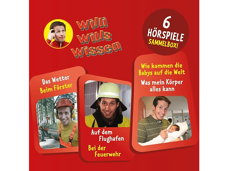 Willi Wills Wissen  Willi Wills Wissen - Willi Wills Wissen-(4)Sammelbox Mit 6 Hörspielen - (CD 