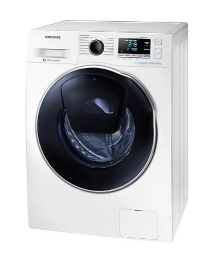 SAMSUNG WD90K6B10OW/AH A Enerji Sınıfı 9 kg Yıkama 6 kg Kurutma 1400D  Çamaşır Makinesi Beyaz