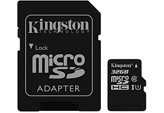 KINGSTON 32 GB MicroSDHC memóriakártya és adapter