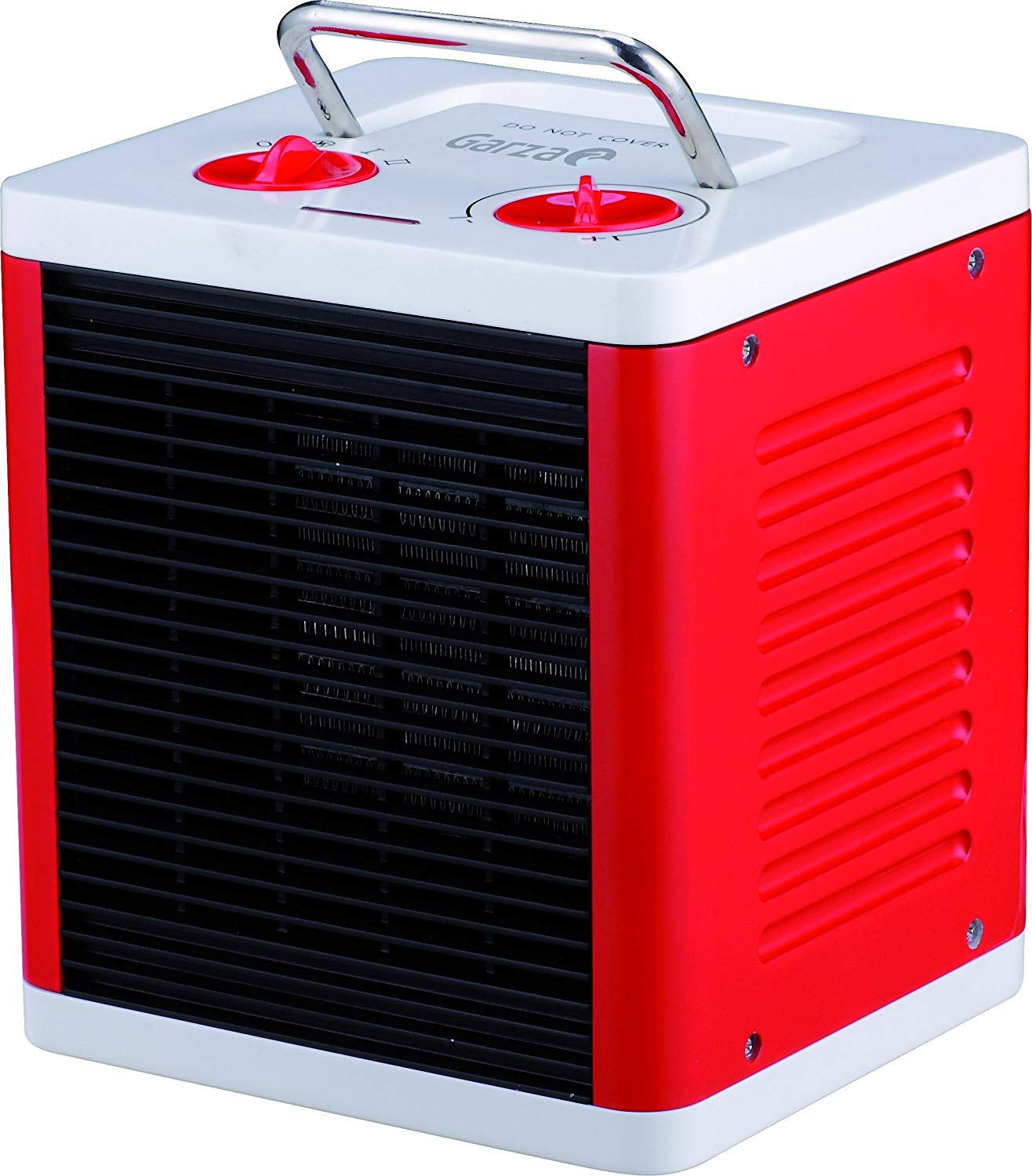 Calefactor - Garza GZ Cubo HL152 PTC, Cerámico, 1500 W, Antivuelco, Rojo