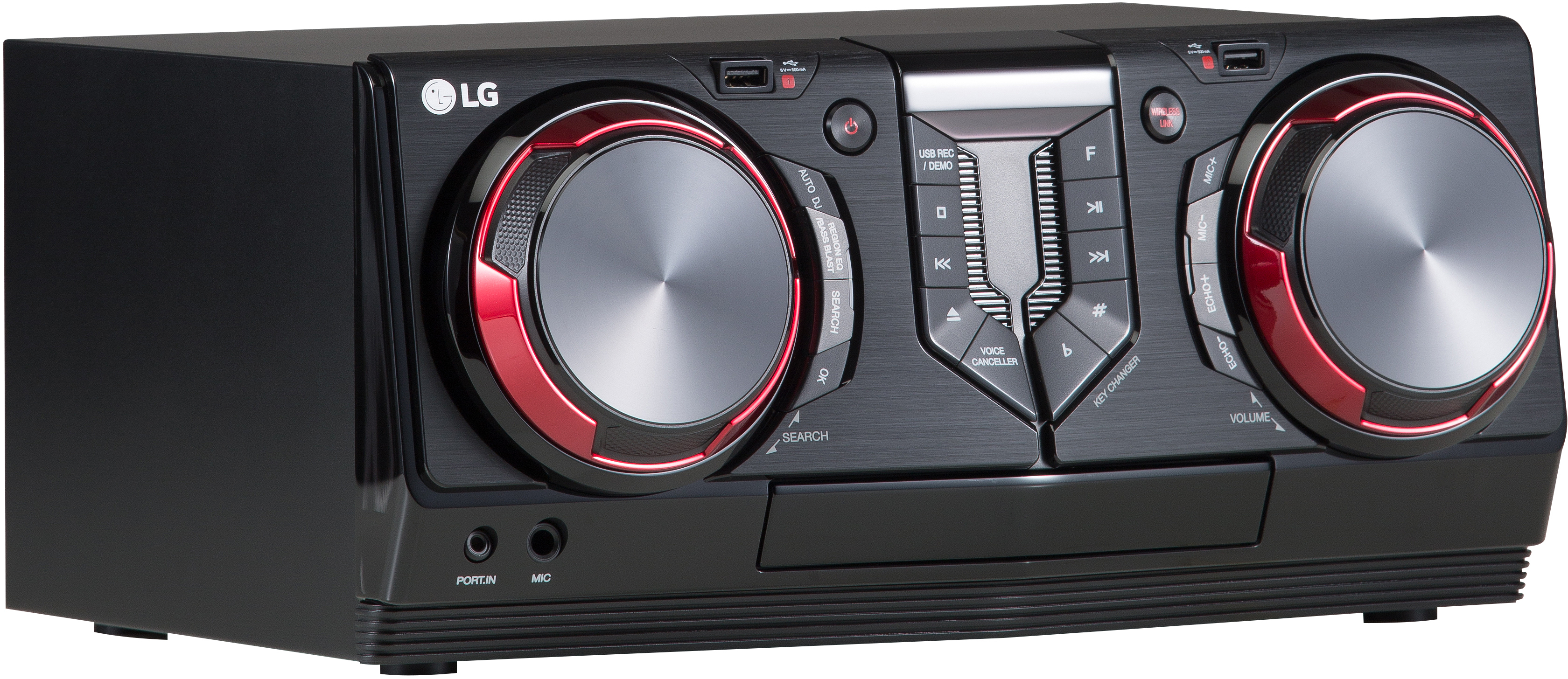 LG CJ44 Kompaktanlage (Schwarz)