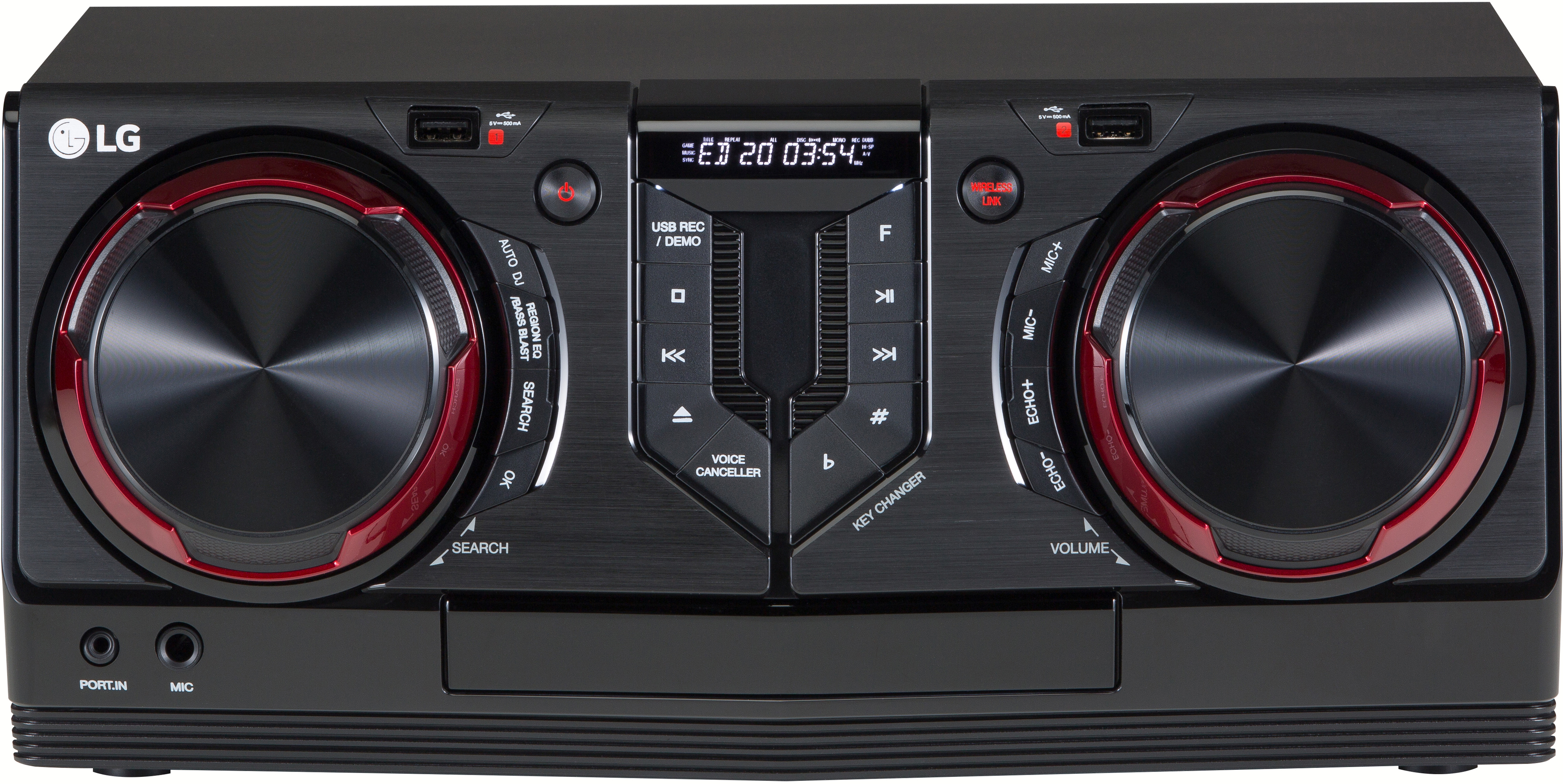 LG CJ44 Kompaktanlage (Schwarz)