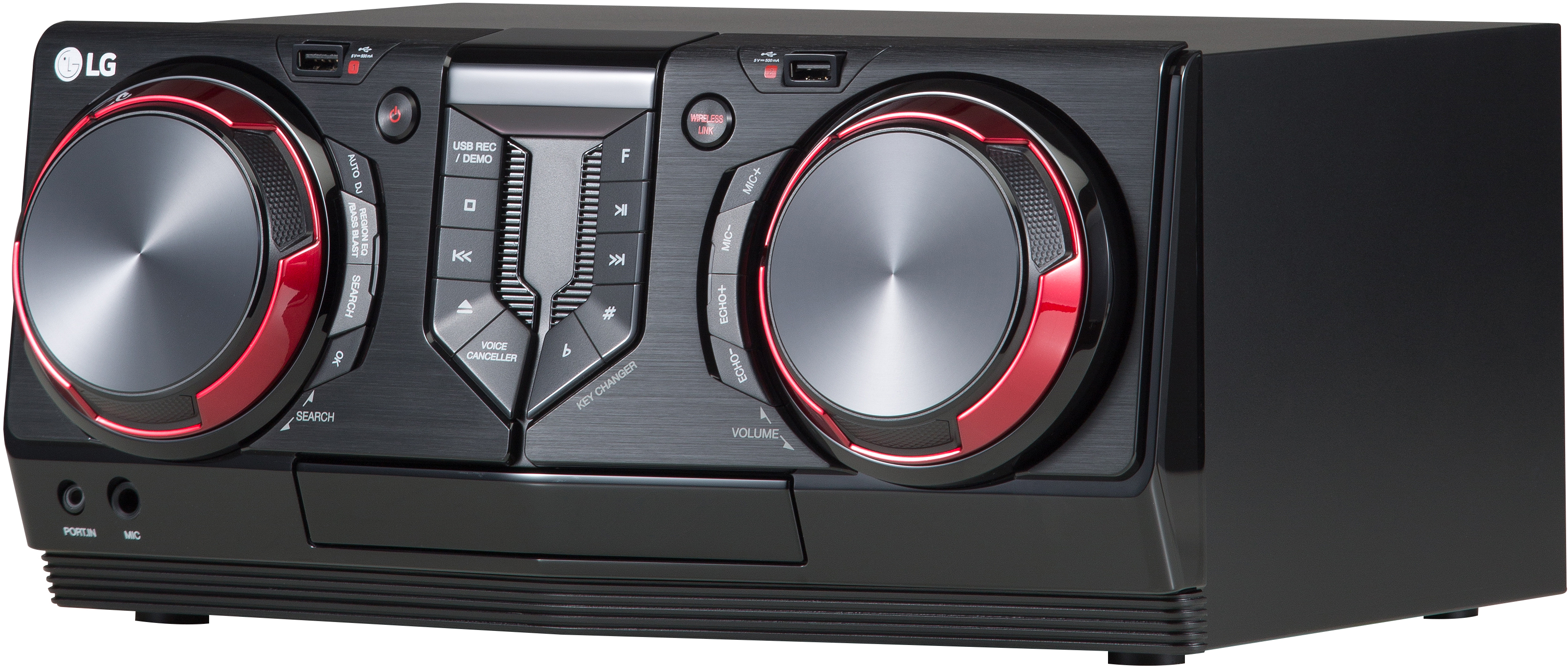 LG CJ44 Kompaktanlage (Schwarz)
