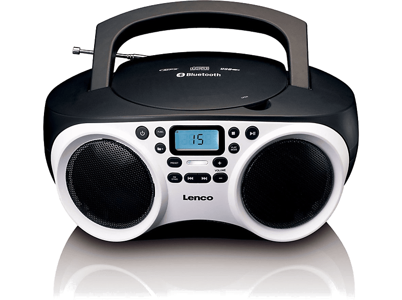 LENCO Bluetooth Radio / CD-speler Wit (SCD-501Wh)