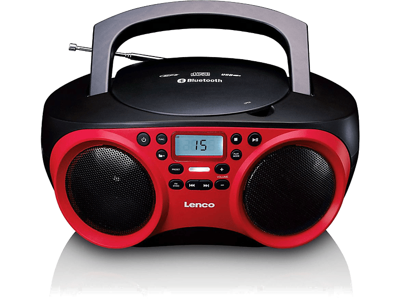 LENCO Bluetooth Radio / CD-speler Rood (SCD-501Rd)