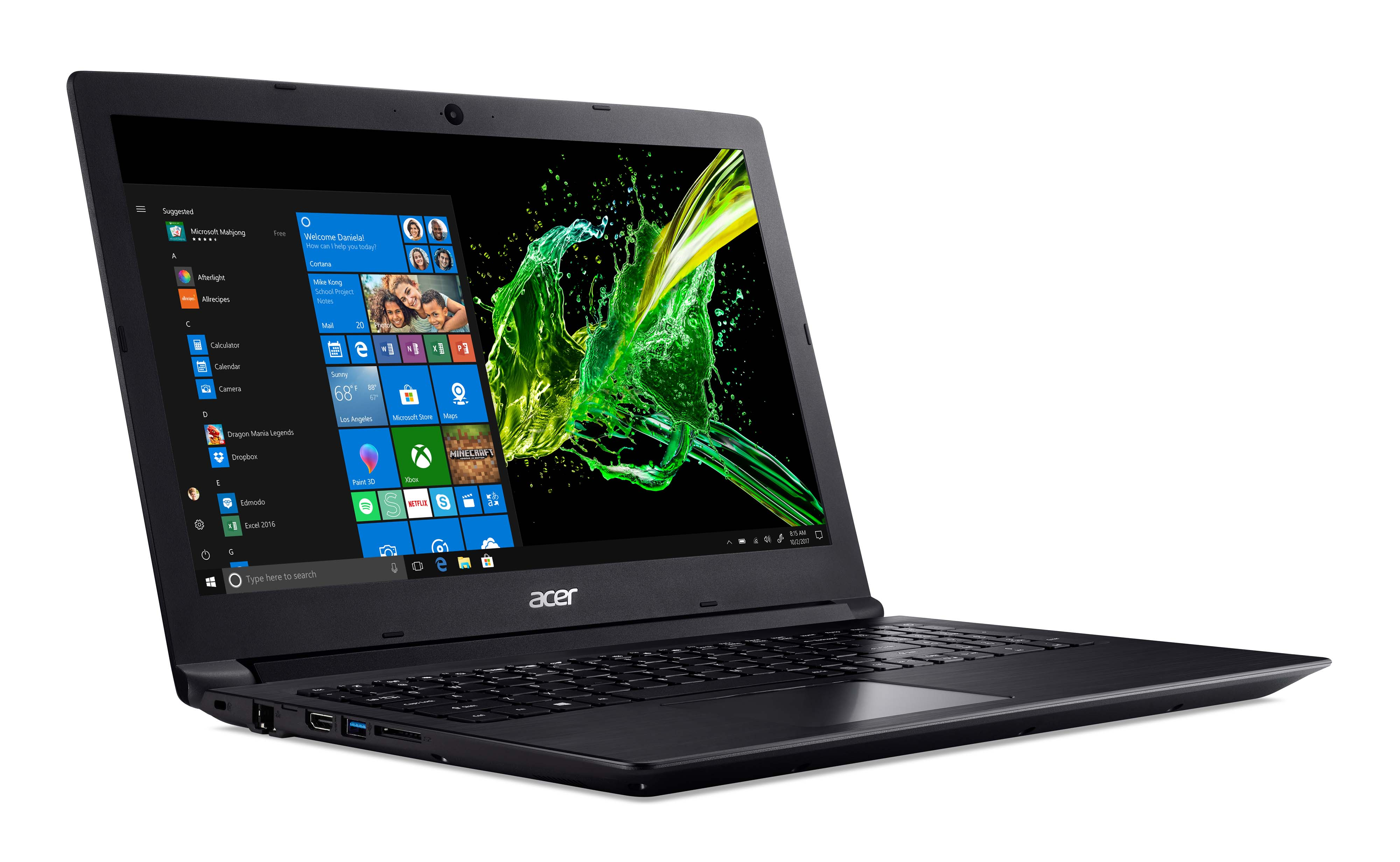 ACER Aspire 3 (A315-53-317L) - 15,6 Zoll - Intel® Core™ i3 i3-7020U - 8 GB - 1 TB - Intel® HD 620 - Windows 10 Home (64 Bit)