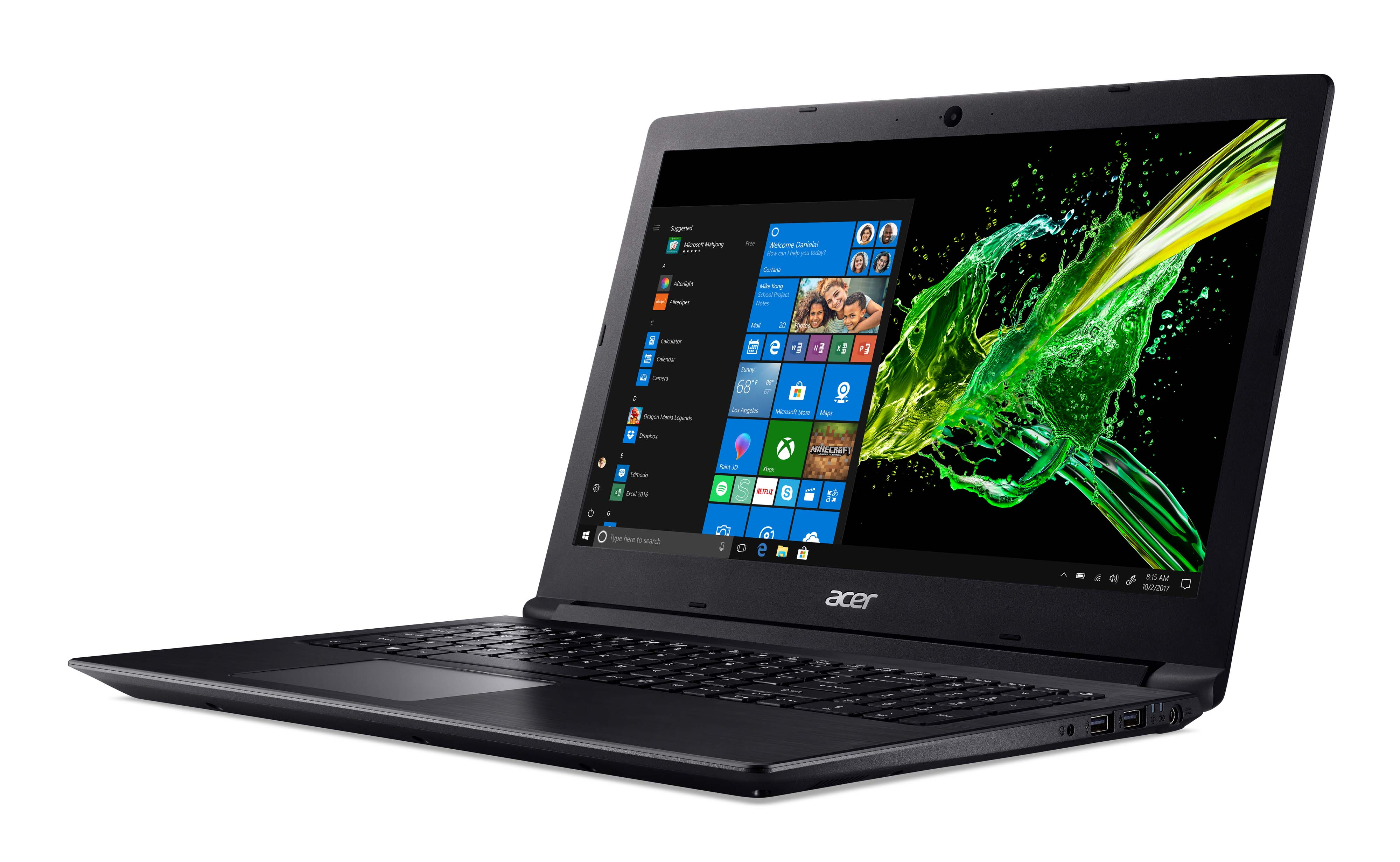 ACER Aspire 3 (A315-53-317L) - 15,6 Zoll - Intel® Core™ i3 i3-7020U - 8 GB - 1 TB - Intel® HD 620 - Windows 10 Home (64 Bit)