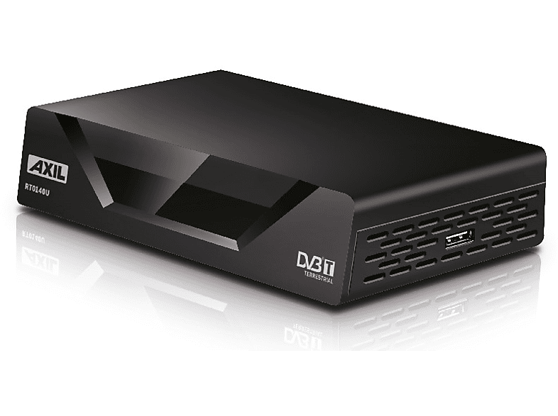 Receptor TDT  Axil RT 140 U, USB, Euroconector, DVB-T2 (TDT2)