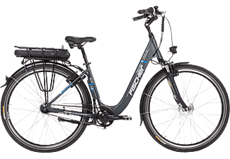 FISCHER ECU 1401 Citybike (Laufradgröße: 28 Zoll, Rahmenhöhe: 28 cm, Unisex-Rad, 522 Wh, Anthrazit matt)
