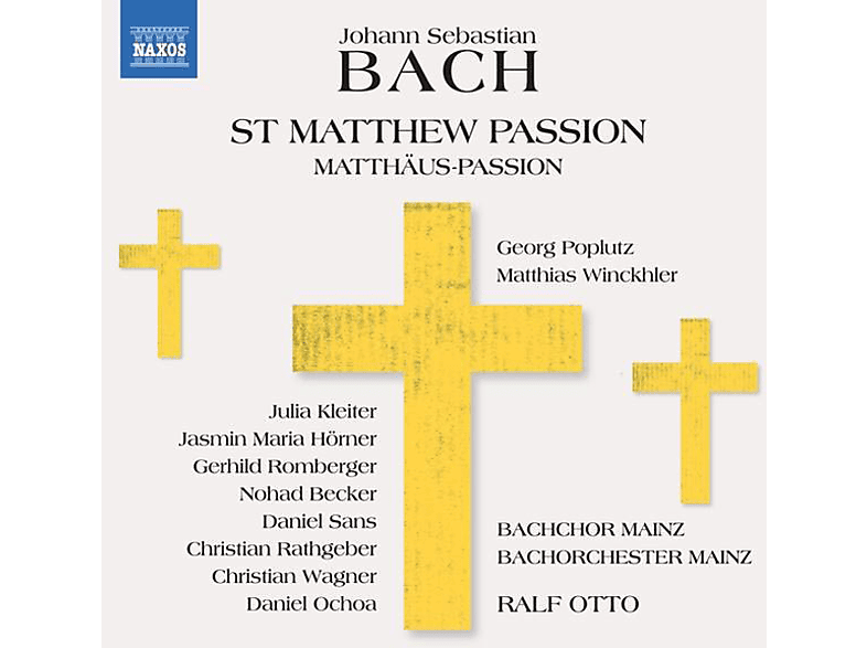 Ralf/bachchor Mainz/bachorchester Mainz/+ Otto - St Matthew Passion/Matthäus Passion - (CD)