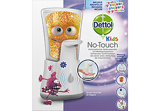 DETTOL KIDS No Touch Automatischer Seifenspender + Sticker [Gerät + 1 Refill] - Automatischer Seifenspender (Weiss)