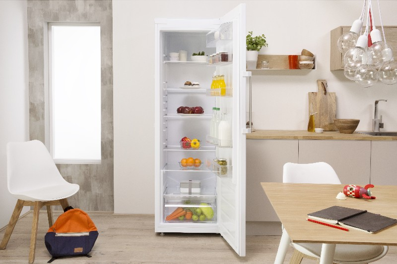 Frigorífico una puerta - Indesit SI8 1Q WD, 187 cm, 369 L, A+, Blanco