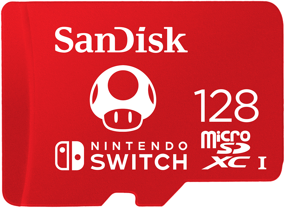 SANDISK microSDXC™, Rot Nintendo GB, für 128 Switch, Speicherkarte