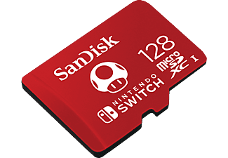 SANDISK microSDXC™, Speicherkarte für Nintendo Switch, 128 GB, Rot