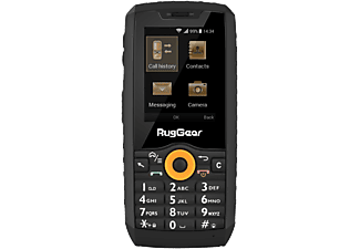 RUGGEAR Outlet RG-150 DualSIM fekete nyomógombos kártyafüggetlen mobiltelefon