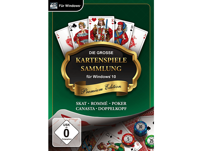 10 Kartenspielesammlung - Edition große Die für - Premium Windows [PC]