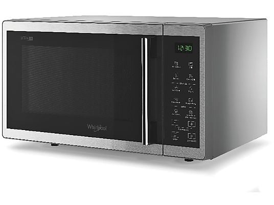 Microondas con grill - Whirlpool MWP 253 SX, 900W, 7 niveles, Función descongelación, 25L., Inox