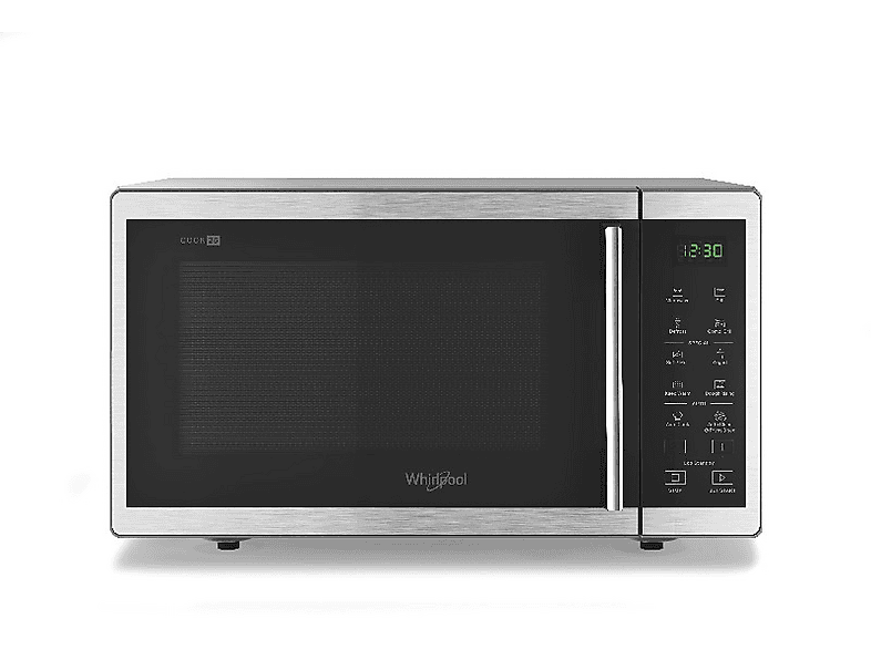 REACONDICIONADO Seminuevo Bueno Microondas con grill - Whirlpool MWP 253 SX, Potencia 900W, 7 niveles, Función descongelación, 25L., Inox