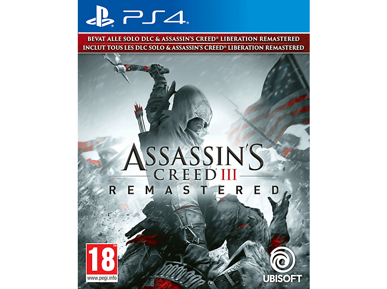 Assassin's Creed 3 + Liberation Remastered NL/FR PS4