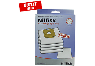 NILFISK Power Serisi 4'lü Toz Torbası + Ön Filtre Outlet V2158 1076360