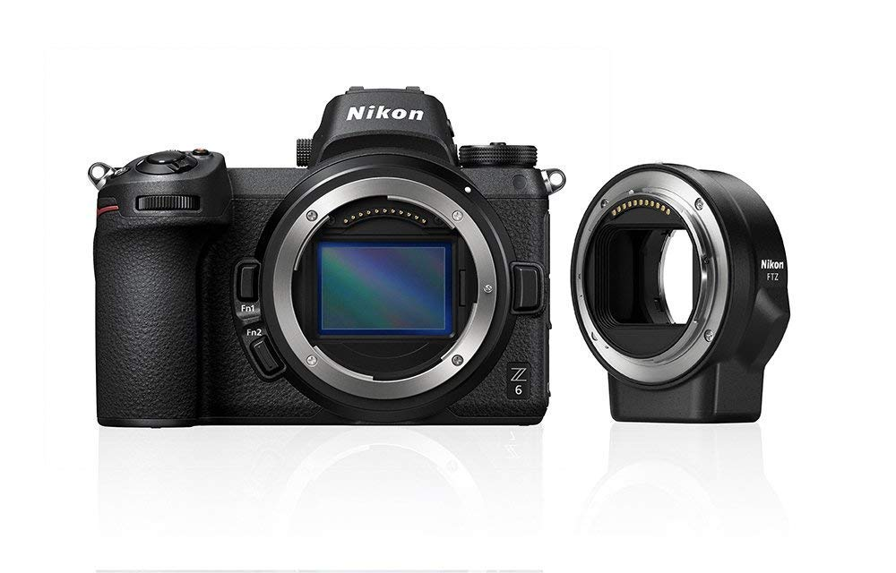 Mirrorless Nikon Z6 adapt 24.5 mp sensor fullframe iso 100 51 200 6 ftz kit cuerpo milc 245 cmos negro evil body sin espejos de pantalla lcd 3.2 resolución 4kuhd 51200 12 4k 5