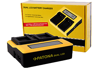 PATONA 7645 Dual - Chargeur (Noir/Jaune)