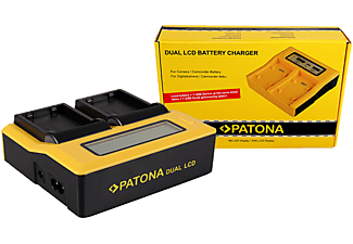 PATONA 7622 Dual - Chargeur (Noir/Jaune)