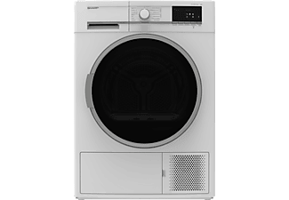 SHARP KD-GHB8S7GW2-DE - Sèche-linge (8 kg, Blanc)