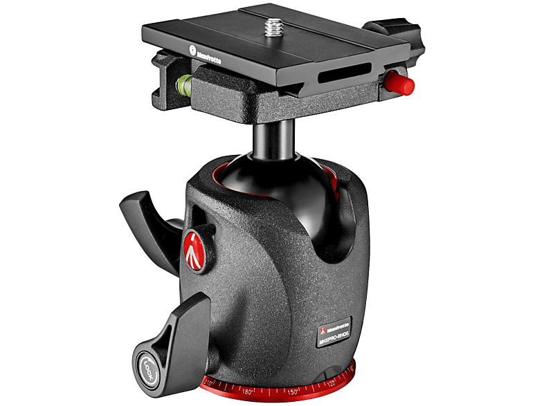 Rótula - Manfrotto MHXPRO-BHQ6, De bola, Triple bloqueo, Hasta 10 kg