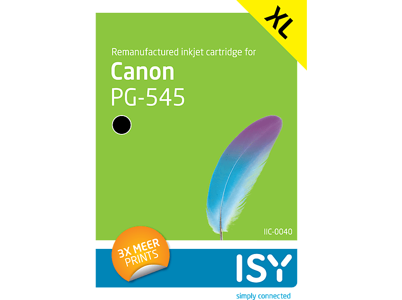 ISY Canon Pg 545 Xl Zwart