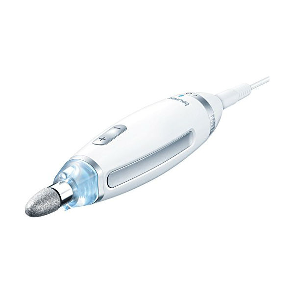 Set de manicura y pedicura - Beurer MP 62, Incluye 10 accesorios, Luz LED
