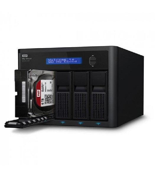 Servidor NAS - WESTERN DIGITAL WDBWZE0080KBK-EESN MY CLOUD EX4100