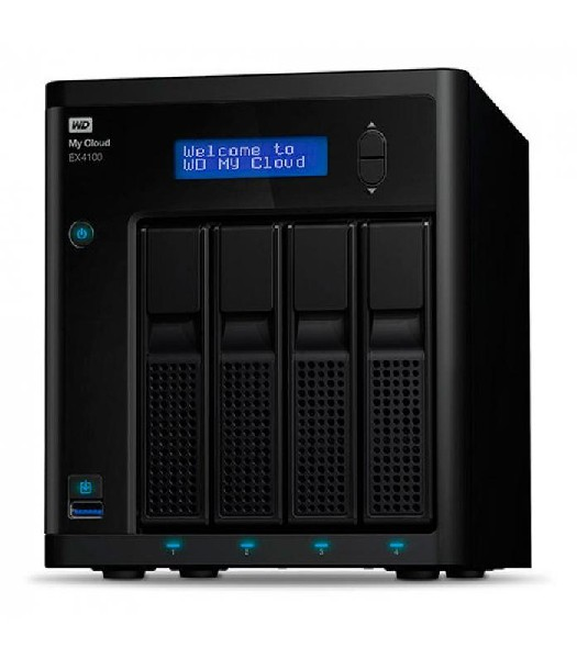 Servidor NAS - WESTERN DIGITAL WDBWZE0080KBK-EESN MY CLOUD EX4100