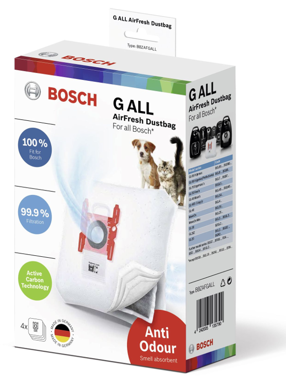 BOSCH BBZAFGALL Szagtalanító porzsák